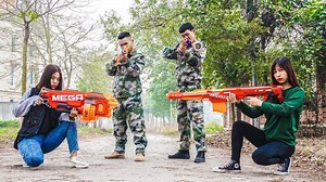 7.8K views · 129 reactions | Nerf War: Task Force ⚡ Combatant Nerf Seven Mercenary Rescue Sister Nerf Movie | Nerf War Movie | Facebook