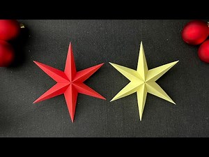 einfache Sterne basteln aus Papier ⭐️ einfache Weihnachtssterne ⭐️ DIY Weihnachtsdeko