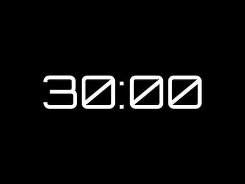 ⏱️ 30 Minute Timer Countdown (30:00) | Simple Black Screen Timer – No Alarm