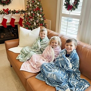 Personalized Kids Name Blanket: Custom Minky or Sherpa Fleece - Etsy