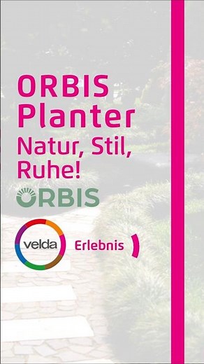 ORBIS Planter | Verschönern Sie Ihren Garten oder Ihre Wohnräume!