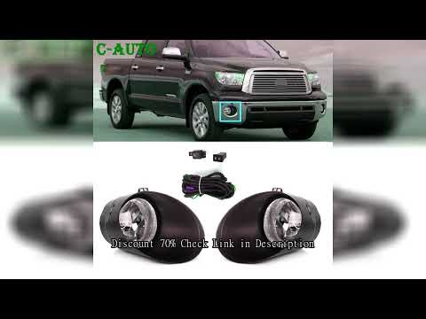 Car Halogen Fog Lamp Bulb H11 12V 55W With Wiring kit and Switch Fog Light For Toyota Tundra 2007 20
