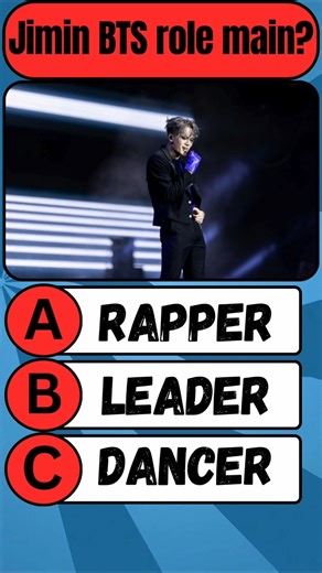 BTS Jimin's OFFICIAL Role Revealed! 🎤