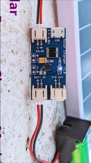 Mini Solar Charger Control Module for Lithium Battery | CN3065 v1.0 Board #power_gen #solarsystem