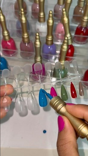 Demonstração Kit 24 cores de esmaltes 💅✨| #unhas #unhas #esmaltes