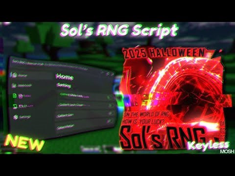 *[NEW] ROBLOX SOL'S RNG SCRIPT - AUTO FARM, QUICK ROLL, GET ALL AURAS, COLLECT POTIONS - [NO KEY]