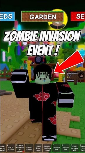 *NEW INFECTED MUTATION* and ZOMBIE INVASION in Grow a Garden ! #roblox #growagarden