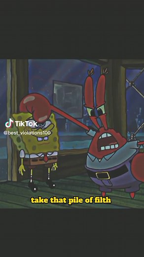 SpongeBob roast #violation #roast #spongebob #spongebobsquarepants