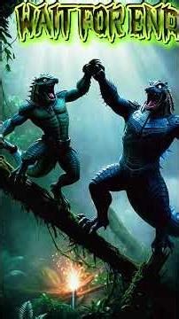 Godzilla vs giant lizard," "kaiju sword fight," "Godzilla fighting. |big lizard 🦎 and Godzilla |