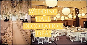 Top simple ideas for wedding hall decoration
