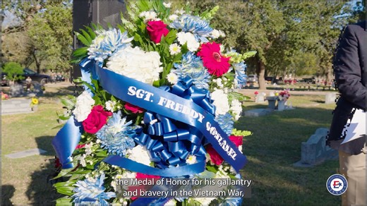 Navy Week kicked off in the RGV with a heartfelt wreath-laying to honor local heroes Freddy and Dolia Gonzalez. 🕊️ It was a special moment to pause, remember, and give thanks for their incredible service and the lasting impact they’ve had on our community. ✝️ #OurEdinburg #HometownOfHeroes #Navy250 | City of Edinburg-Government