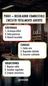 CODE P0001 🟢 Solved 🟢 Fuel Regulator Fault Codes / Symptoms, Causes and Solutions
