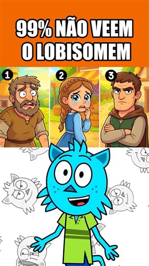 99% NÃO VEEM O LOBISOMEM?