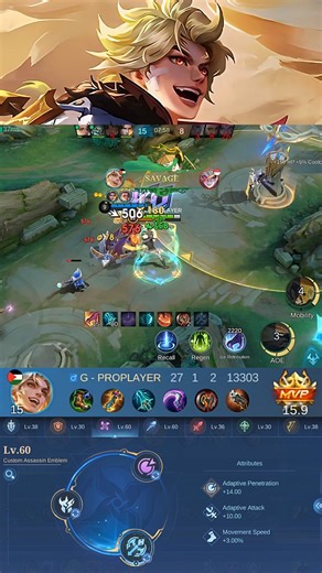 240K views · 1.7K reactions | 2x Savage + 27 Kills!! New Hero Lukas is Overpowered?! (Part 2) - MLBB #gameplayproplayer #lukas #MLBB | Gameplay Proplayer Live | Facebook