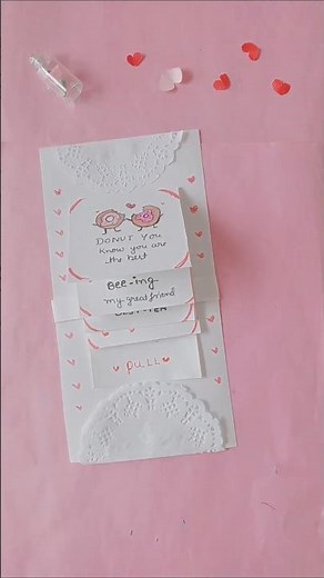 Handmade Birthday Card for Friend 💖 | Infinity Card You Must Try #shortsfeed #craft #diy