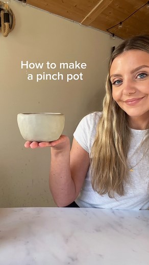 Sculpd | Week 3 at Sculpd Clay School… How to make a pinch pot 🤌! This is one of the key techniques to learn when handbuilding with clay, in this... | Instagram