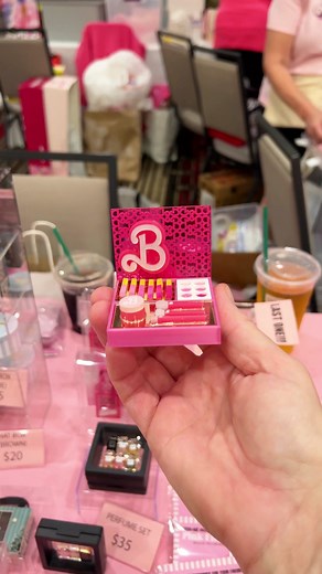 Isn’t this Barbie size Barbie make up adorable? It’s from the shop of Azusa Barbie The designer is Robin Gee. You know how much I like 1/6th scale miniatures that fit in my dollhouse dioramas.👵🏻💕 When I started my doll account I got to revisit my fascination with minis and have enjoyed searching for tiny things for my miniature world. #barbiecore #barbieworld #barbiecollector #barbiecollection #miniatures | Grandma Gets Real