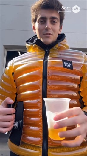 DJ Brandino | Official.Brandino on Instagram: "The Beer Tap Jacket #notai #real #viral #brandino #reels #explore"