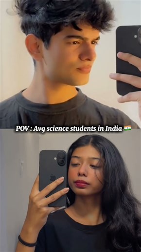Avg Science Student in India😼💗