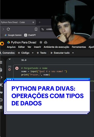 Python para Divas: Erros e Operações em Tipos de Dados