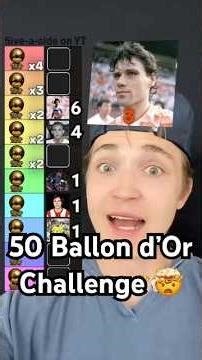 50 Ballon d’Or Challenge ⚽️ #shorts