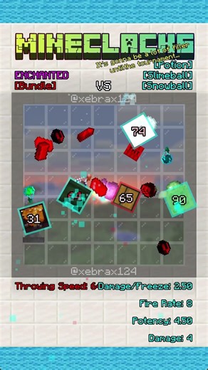 Enchanted Bundle vs Outcasts #minecraft #gaming #enchanted #simulation #chaos