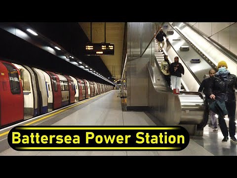 Tube Station Battersea Power Station - London 🇬🇧 - Walkthrough 🚶