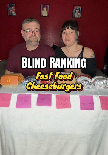 Blind Ranking Fast Food Cheeseburgers: Surprising Results!