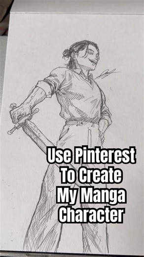 Pov: Did Pinterest create my main manga character ? #art #drawing #dessin #anime #sketch #draw