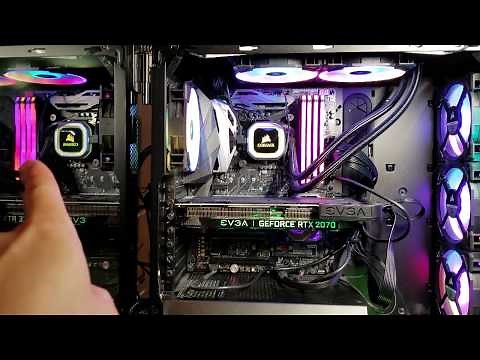 EVGA Geforce RTX 2070 XC Gaming & EVGA Powerlink with Corsair RGB Setup!!!
