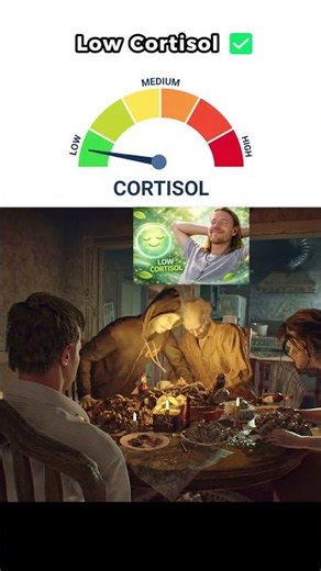 Low Cortisol in Resident Evil 😂
