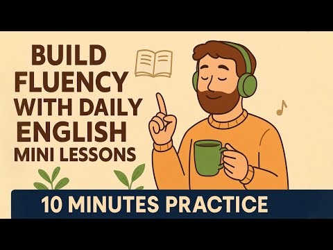 🎯 Build Fluency with Daily English Mini Lessons | 10 Minutes Practice