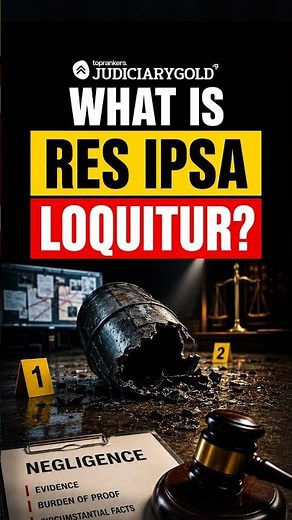 What is Res Ipsa Loquitur?