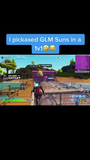 Taking Down GLM Suns in Fortnite 1v1 Funny Moment