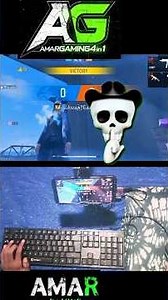 Mastering Free Fire: Keyboard and Mouse 4in1 gaming setup Gameplay with Handcam #freefire #shorts