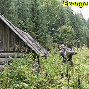 1.6K views · 19 reactions | During heavy rain stay overnight in an abandoned hunters log cabin | Grupo Musical Versátil Contrapunto SLP | Facebook