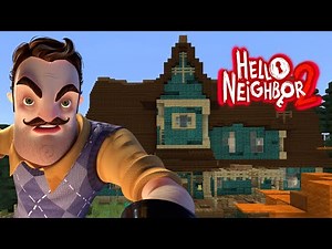 Hello Neighbor 2 Neighbor Invader (Minecraft Map Trailer!)