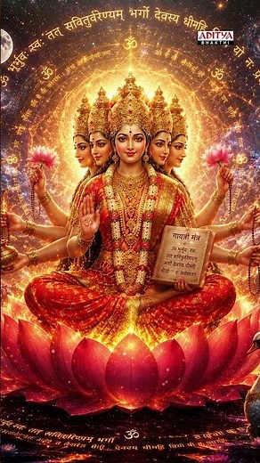 Peaceful Gayatri Mantra Meditation🧘 #OmBhurBhuvaSwaha #DivineVibes #SpiritualEnergy #VedicChanting