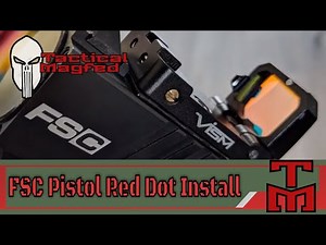 First Strike FSC Paintball Pistol - Red Dot install Guide