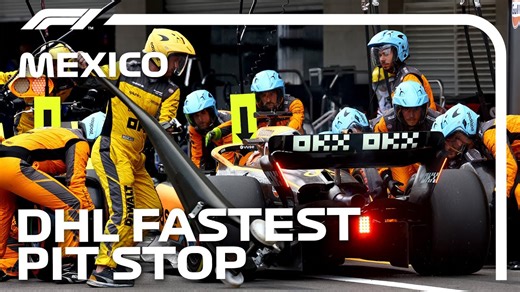 Ricciardo's Rapid Sub 2-Second Stop | Fastest Pit Stop | 2022 Mexico City Grand Prix | DHL