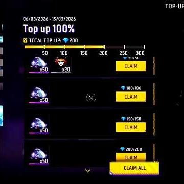 💥NEW TOPUP EVENT💥 FREE FIRE 100%TOPUP EVENT #ffshorts #new #topupevent #freefire #rkgaming #shorts