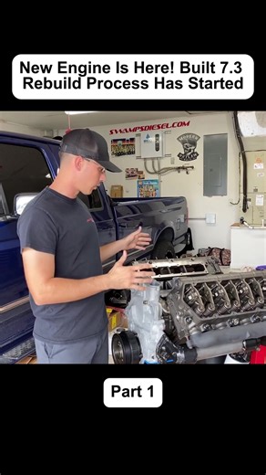 New Engine Is Here! Built 7.3 Rebuild Process Has Started Part 1