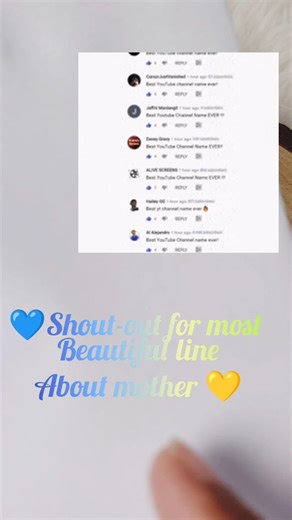 Must Comment🥰Just say a line for your beautiful mother| shorts