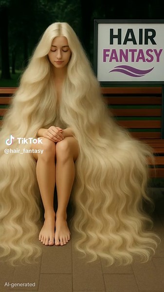 Radiant Hair Fantasy: Embracing Long Golden Waves