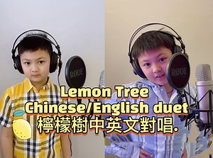 3K views · 102 reactions | 檸檬樹中英文對唱. Lemon Tree Chinese and English...