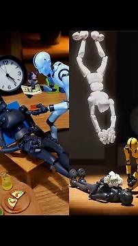 Stop Motion | A series of moving human-like figures | Sticky Bones