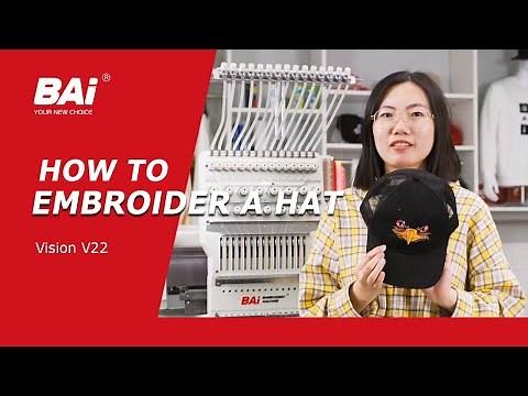 How To Embroider a Hat (Embroidery Machine for Beginners)