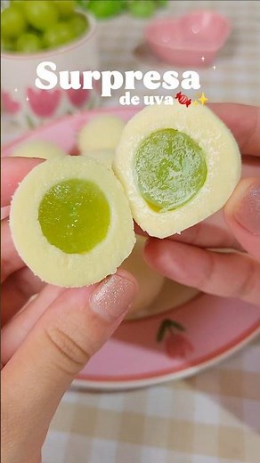 surpresa de uva 🍬✨️ fácil de fazer- 4 ingredientes