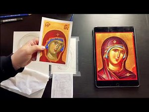 How to paint a Byzantine icon CHEAP and FAST!