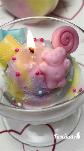 【動画レッスン】時間が経っても固まらないアイスクリームキャンドル #shorts